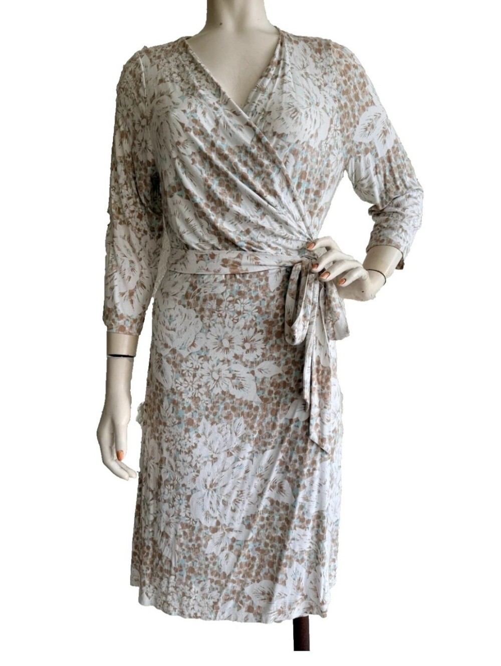 Tommy Bahamas Water LILY JUNGLE WRAP DRESS  SIZE S